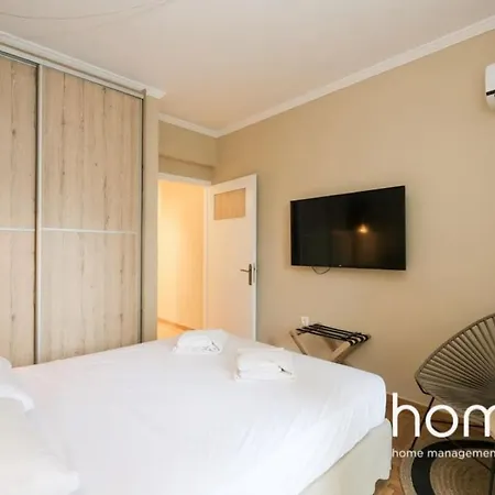 Riviera Homm Flat 4 Min Walk From Beach, Thiseos Str Appartamento